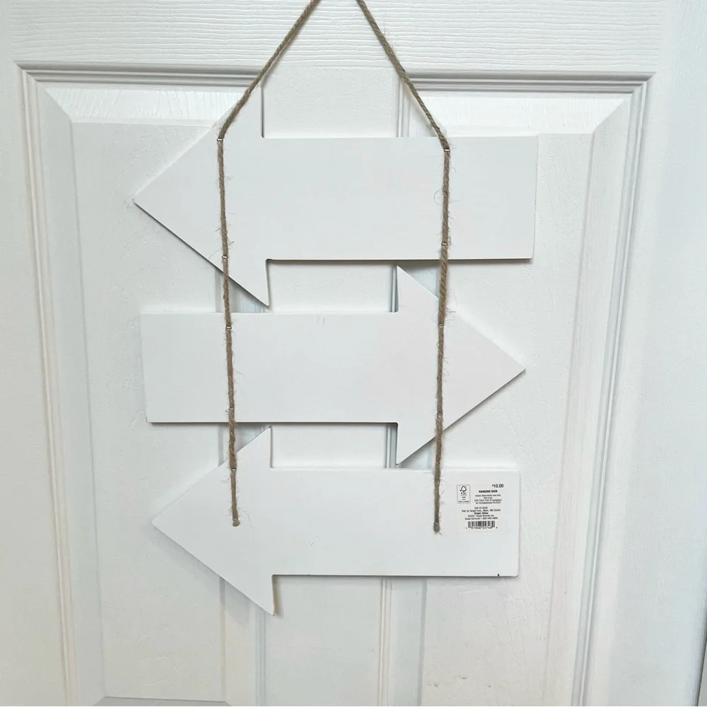 NWT Target Harvest Fall Decor Arrow Signage